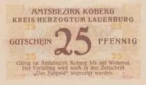 Germany 25 Pfenning -  Koberg - Number 10777 - 1921