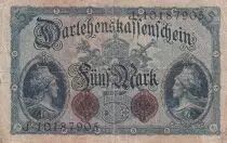 Germany 5 Mark - Germania - 1914 - Serial J - P.47c