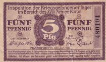 Germany 5 Pfennig - Camp de prisonniers de Francfort - 1917