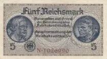 Germany 5 Reichsmark - ND (1940-1945) - Serial N - P.R.138a