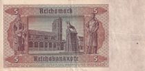 Germany 5 Reichsmark - Young man - 1942 - Letter L - P.186