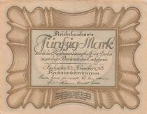 Germany 50 Mark - 30-11-1918 - P.65
