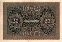 Germany 50 Mark Head of woman - 1919 - Reihe 1 serial BI a - SPL - P.66