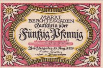 Germany 50 Pfennig - Berchtesgaden - Notgeld - 1920