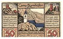 Germany 50 Pfennig - Bornhofen camp - Notgeld - 1921