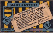 Germany 50 Pfennig - Crefeld- Notgeld - 1921