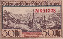 Germany 50 Pfennig - Esslingen - Notgeld - 1921