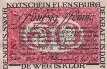 Germany 50 Pfennig - Flensburg - Notgeld - 1920