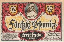 Germany 50 Pfennig - Friesack - 1921 - Notgeld