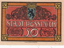 Germany 50 Pfennig - Possneck - Notgeld - ND - AU