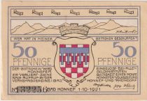Germany 50 Pfennig - Rhöndorf- Notgeld - 1921