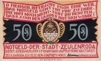 Germany 50 Pfennig - Zeulenroda - Notgeld - 1921