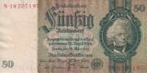 Germany 50 Reichsmark - David Hansemann - 1933 - Serial N - P.182a
