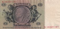 Germany 50 Reichsmark - David Hansemann - 1933 - Serial N - P.182a