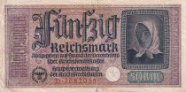 Germany 50 Reichsmark - Occuped territories - WWII - ND (1940-1945) - P.R140