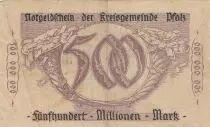 Germany 500 millionen Mark - City of Pfalz - Number 892454 - 1923