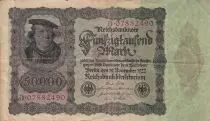Germany 50000 Mark Burgermaster Brauweiler - 1922 Serial D.07