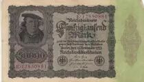Germany 50000 Mark Burgermaster Brauweiler - 1922 Serial E.12
