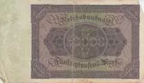 Germany 50000 Mark Burgermaster Brauweiler - 1922 Serial F.00
