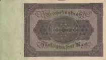 Germany 50000 Mark Burgermaster Brauweiler - 1922 Serial F.13