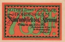 Germany 75 Pfennig - Bordesholm - 1921 - Notgeld