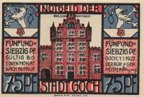 Germany 75 Pfennig - Goch - 1922 - Notgeld