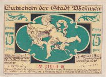 Germany 75 Pfennig - Weimar - Notgeld - 1921