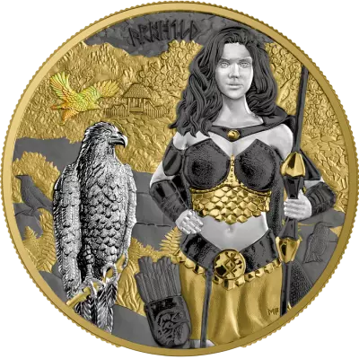 Germany Arnhild - Valkyries - 1 Ounce Ruthenium 2025 - 5 Marks