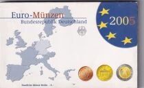Germany EURO 2005 Coin Set - 1 Cent to 2 Euros - Atelier A