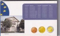 Germany EURO 2005 Coin Set - 1 Cent to 2 Euros - Atelier G
