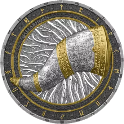 Germany Gjallarhorn - Mythical objects - 10 Marks Silver UHR Germania 2024