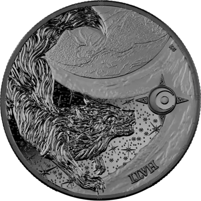 Germany Hati - 5 Marks Silver Ruth�nium Germania 2024 (Ragnar�k)