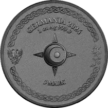 Germany Hati - 5 Marks Silver Ruthénium Germania 2024 (Ragnarök)