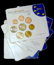 Germany Set 8 coins - 2002 x 5 mint