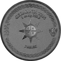 Germany Sköll - 5 Marks Silver Ruthénium Germania 2024 (Ragnarök)