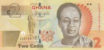 Ghana  2 Cedis, K. Nkrumah - Bank of Ghana - 2015