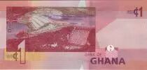 Ghana 1 Cedi, K. Nkrumah and 5 leaders - Dam - 2019