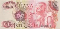 Ghana 10 Cedis - 1977 - Replacement - P.16