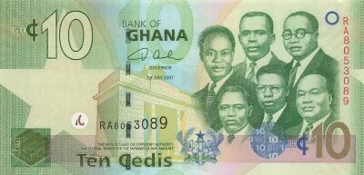 Ghana 10 Cedis - 2007 - P.39