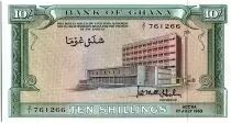 Ghana 10 Schilling - Bank of Ghana - 1963