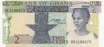 Ghana 2 Cedis - 1982 - Replacement - P.18
