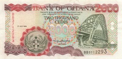 Ghana 2000 Cedis - 1999 - P.33