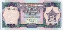 Ghana 500 Cedis - Travail et Industrie - 1991