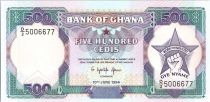 Ghana 500 Cedis - Work and Industry - 1994