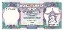 Ghana 500 Cedis - Work and Industry - 1994
