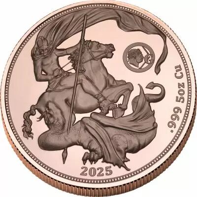 Ghana Giant Panda - 1 Dollar 2025 Copper