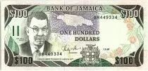 Giamaica 100 Dollars, Sir Donald Sangster - Waterfall - 1987