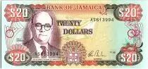 Giamaica 200 Dollars, Noel Nethersolle - Bank - 1985