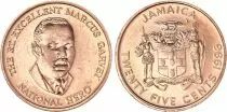 Giamaica 25 Cents - Marcus Garvey - 1996