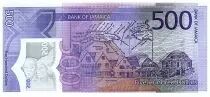 Giamaica 500 Dollars 60th anniversary of Independence - Samuel Sharpe- Polymer - 2022 Serial Ae